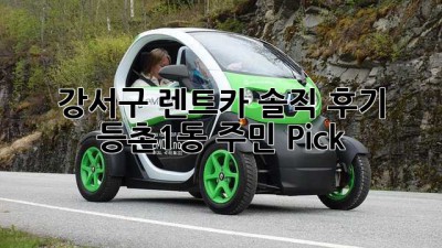 강서구 렌트카 솔직 후기🚗 등촌1동 주민 Pick!
